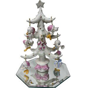 Lenox The Tweety Bird Christmas Tree Ornament Porcelain Figurine Mirror Base 9"